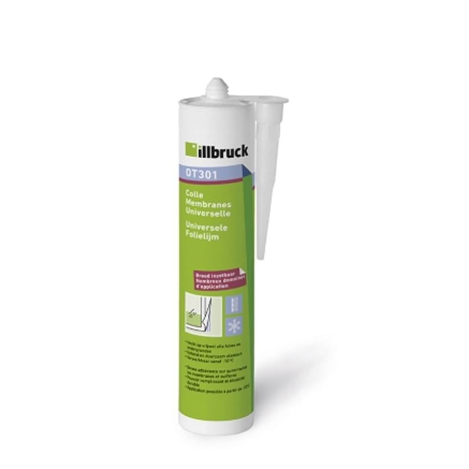 Universele folielijm Illbruck OT301, 310 ml.