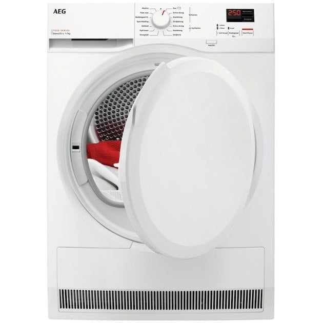 AEG - Condenser dryer 7kg A++/B SensiDry ProSense White panel 