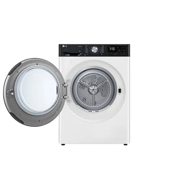 LG - Heat pump dryer 9kg A+++ EcoHybrid AutoClean Glass Door 