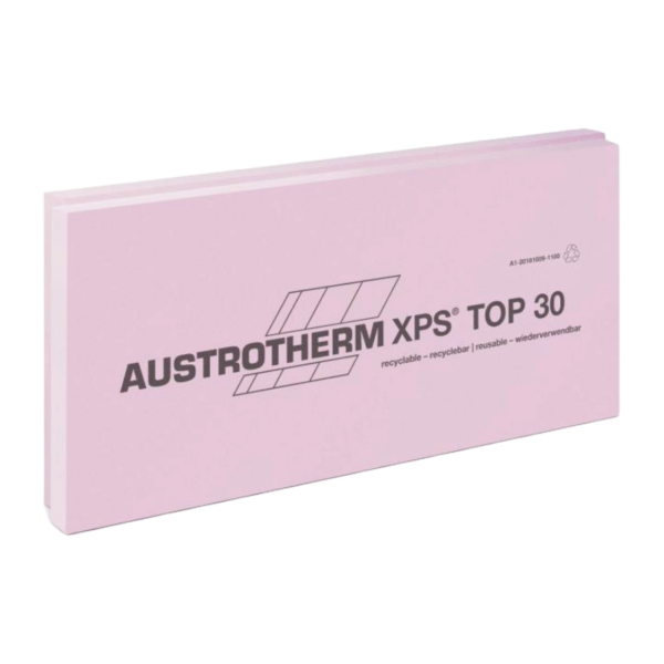 Austrotherm XPS TOP 30 SF 1250x600x60mm: Compacte en efficiënte isolatiepanelen, Rd:1.82, 7 platen per pak voor 5,25 m² dekking.