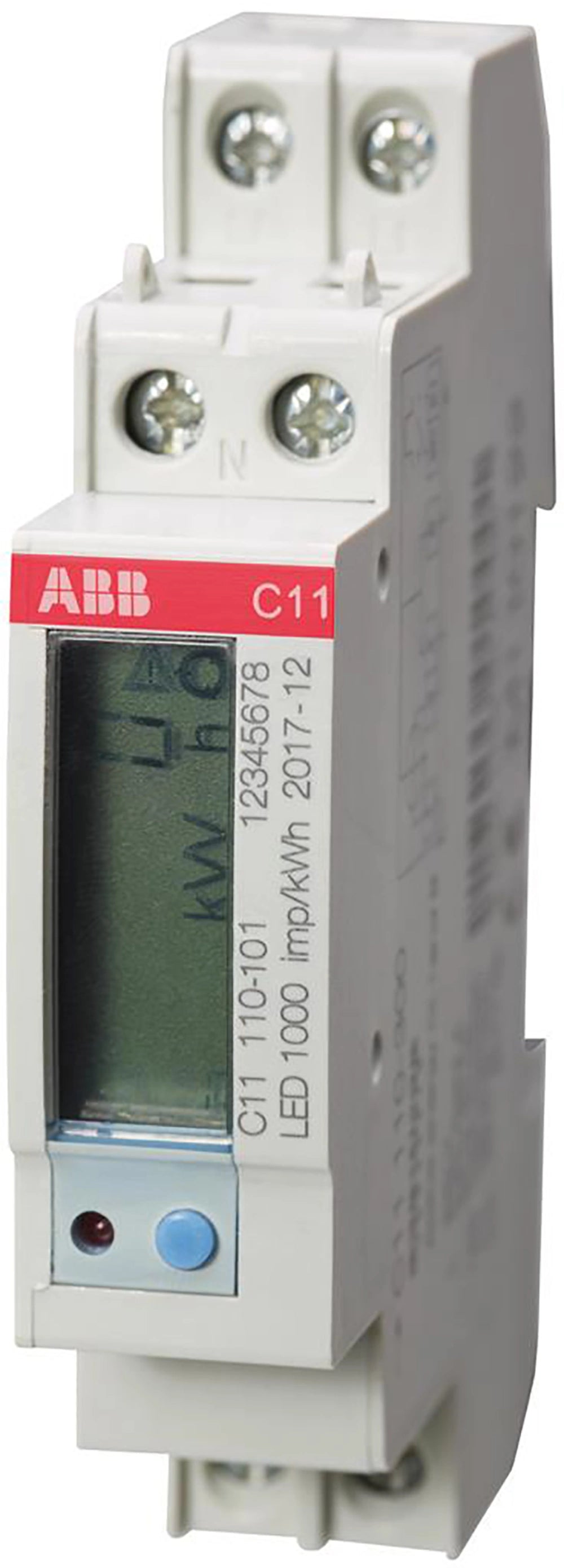 ABB kWh-Meter 1F DIR 40A C11 110-101