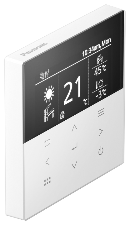 Panasonic - M-Series 12kW - 3-phase - Remote Controller - WH-WXG12ME8/CZ-RTW2TAW1C 