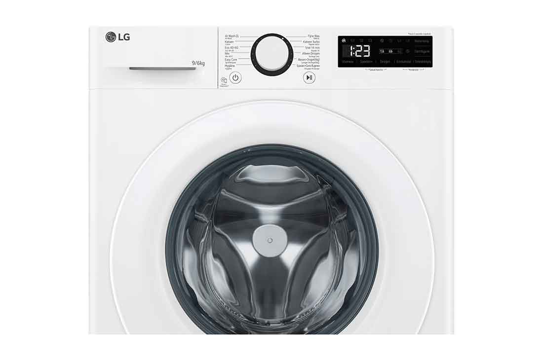 LG - Washer/Dryer combination 9/6kg 1400rpm Steam Turbowash 