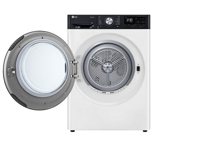 LG - Warmtepompdroger 9kg A+++ WiFi EcoHybrid AutoClean Glass Door