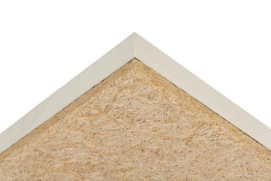 PIR + Houtwolcement naturel 1200x600x120+25mm Rd:5,45 (=0,72 m²): PIR + Houtwolcement naturel plaat met afmetingen 1200x600x120+25mm, Rd-waarde van 5,45, dekking van 0,72 m².