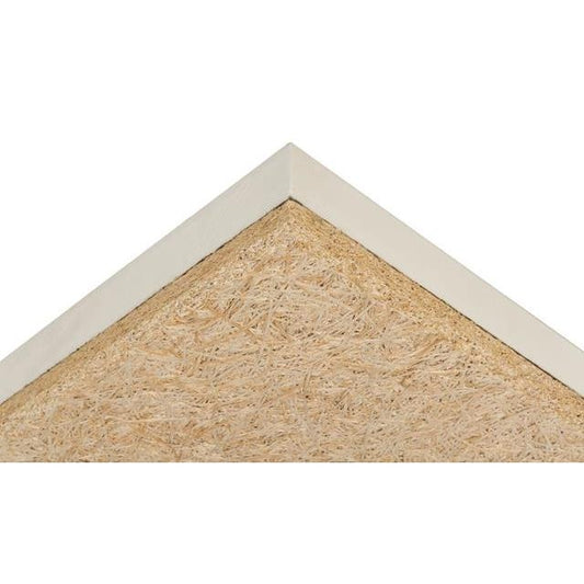 PIR + Houtwolcement naturel 1200x600x30+25mm Rd:1,36 (=0,72 m²): PIR + Houtwolcement naturel plaat met afmetingen 1200x600x30+25mm, Rd-waarde van 1,36, dekking van 0,72 m².