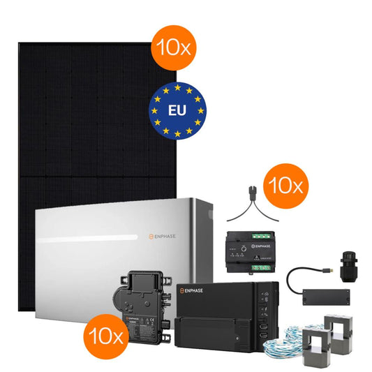 Meyer Burger &amp; Enphase COMPLET 3-Phase - avec batterie