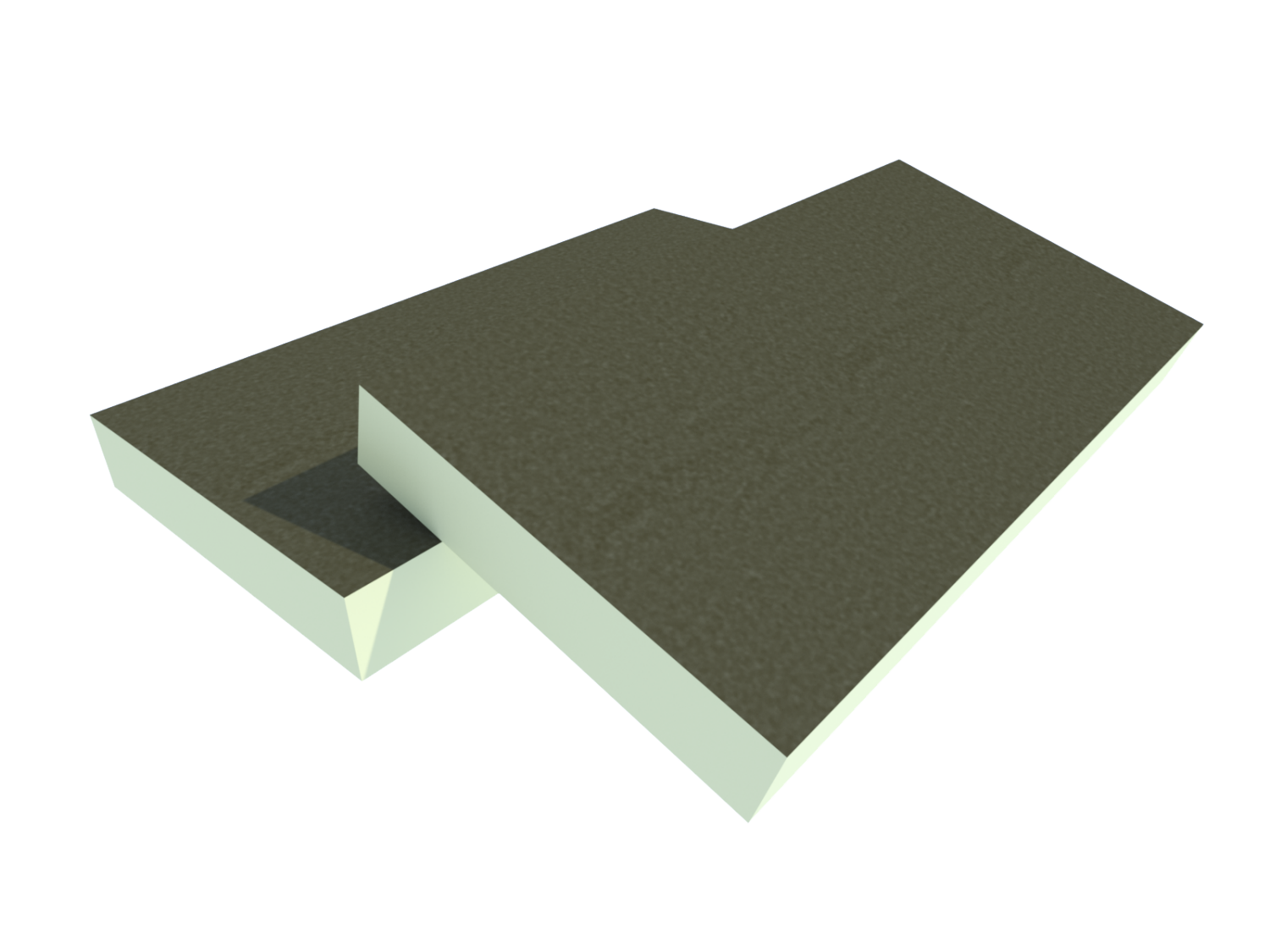 UTHERM Roof PIR Bitumen 1200x600x100mm Rd:3.70 5pl/pak (=3,60 m²): UTHERM Roof PIR Bitumen isolatieplaat met afmetingen 1200x600x100mm, Rd-waarde van 3,70, 5 platen per pak, geschikt voor een oppervlakte van 3,60 m².