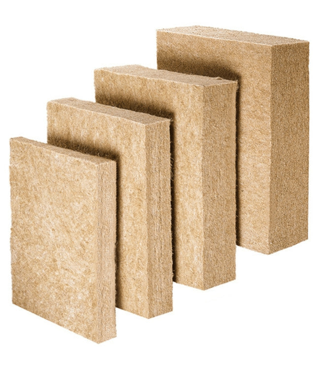 "Kies Hempflax Thermo Hennep Combi Jute, 1200x580x180mm, Rd:4.62 voor superieure natuurlijke isolatie. Drie platen per pak, totaal 2,09 m²."