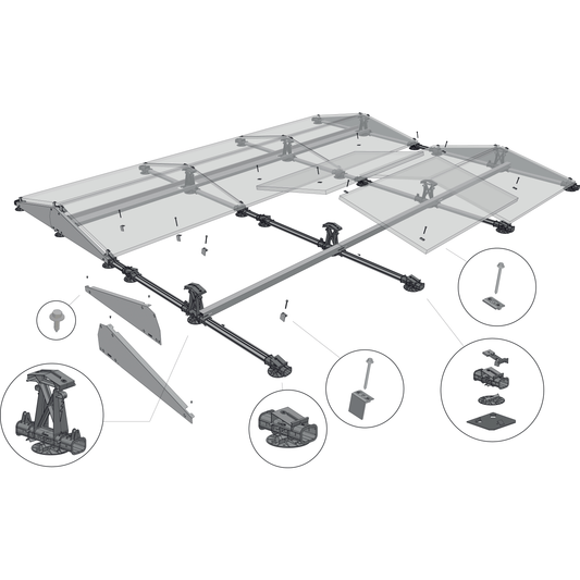 Esdec FlatFix Fusion ballast holder 1700